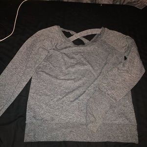 Gray sweatshirt